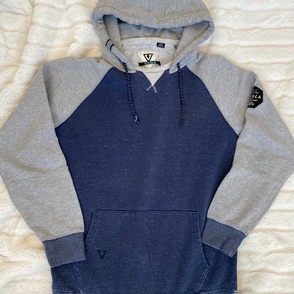 VISSLA color block hoodie
